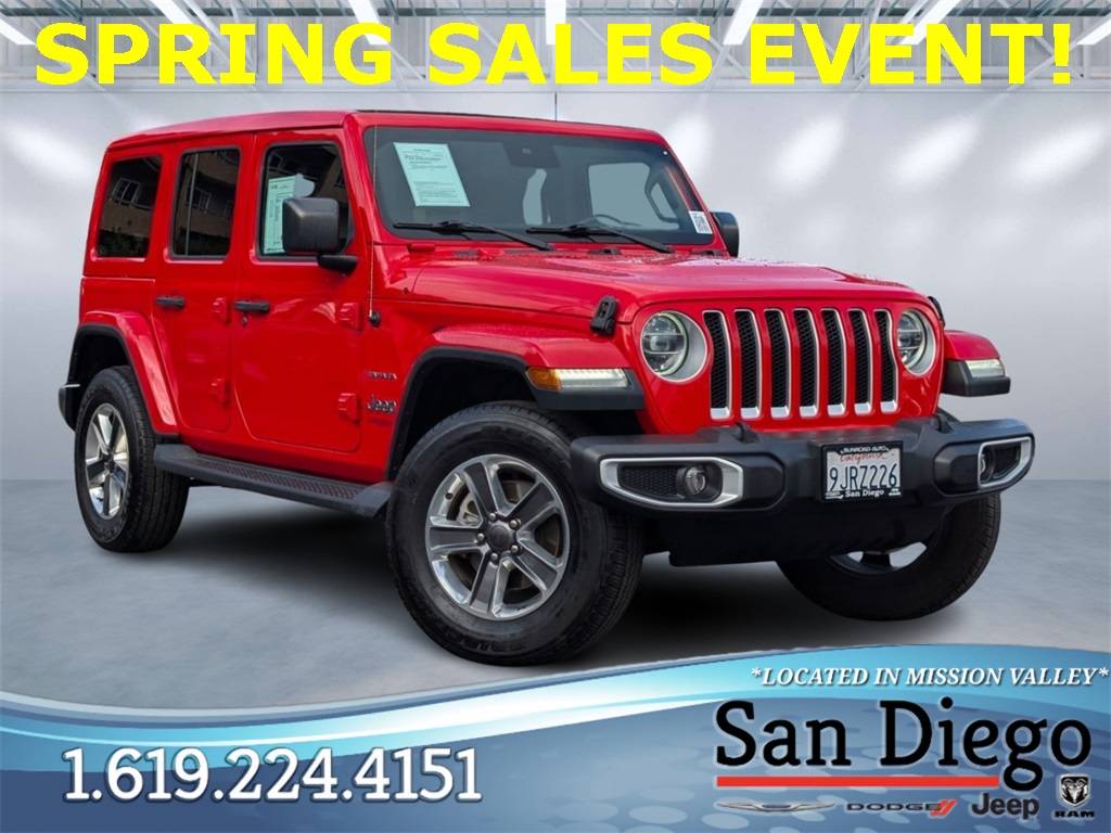 2020 Jeep Wrangler Sahara — SUV — 38,104 mi — San Diego, CA