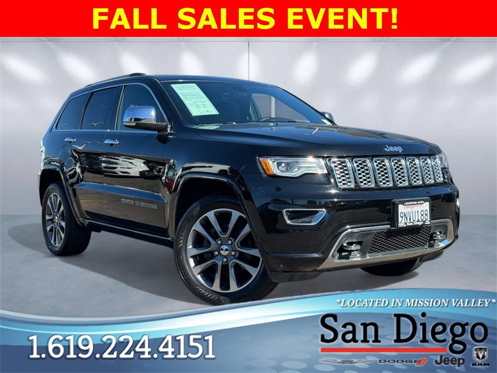 2017 Jeep Grand Cherokee Overland — SUV — 69,988 mi — San Diego, CA
