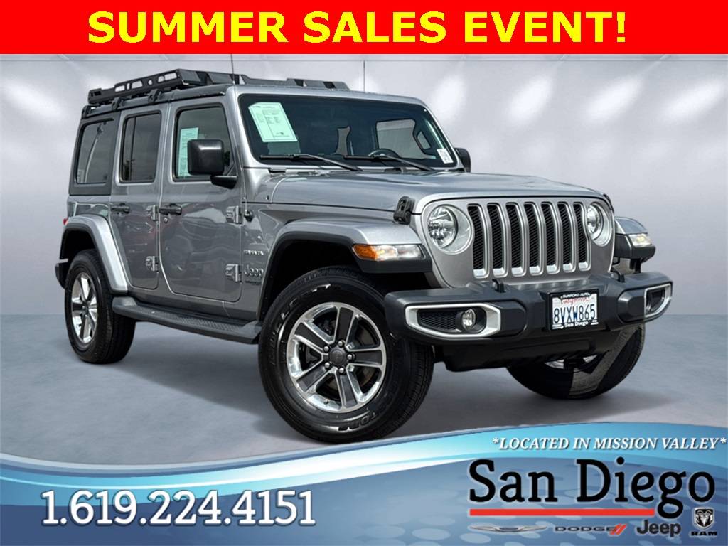 2019 Jeep Wrangler Sahara — SUV — 87,197 mi — San Diego, CA