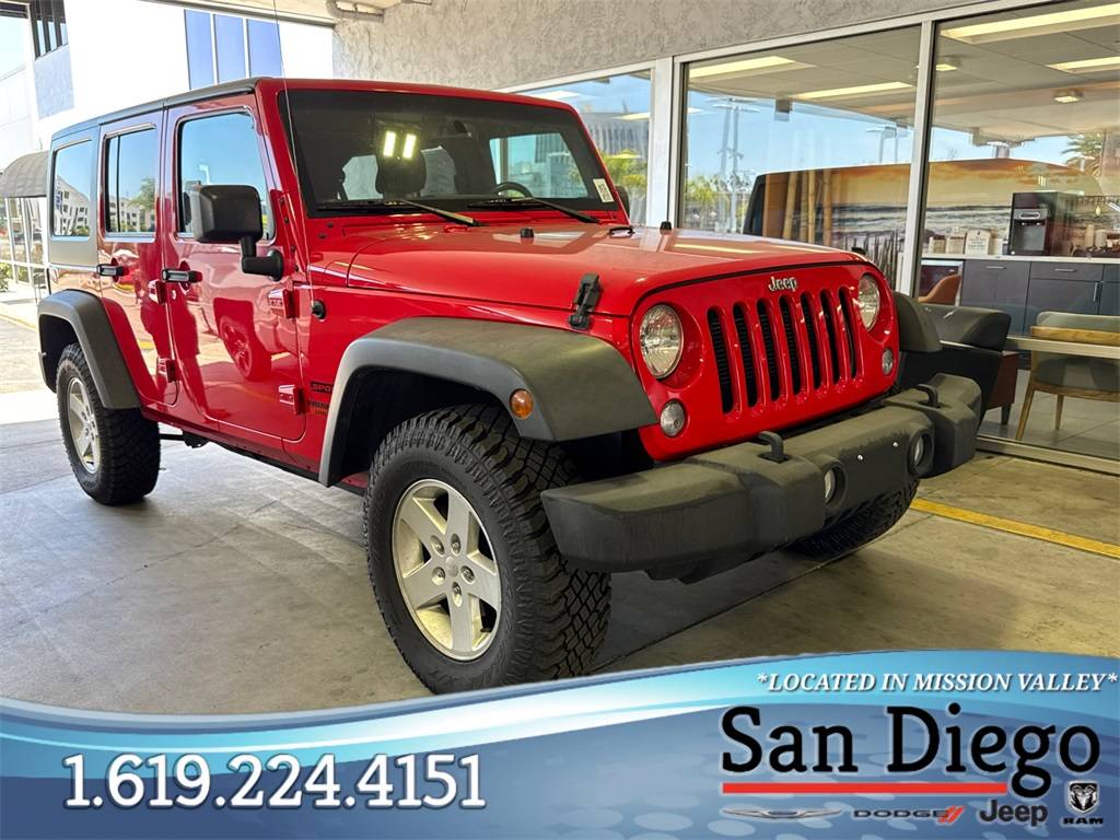 2016 Jeep Wrangler Sport — SUV — 85,336 mi — San Diego, CA