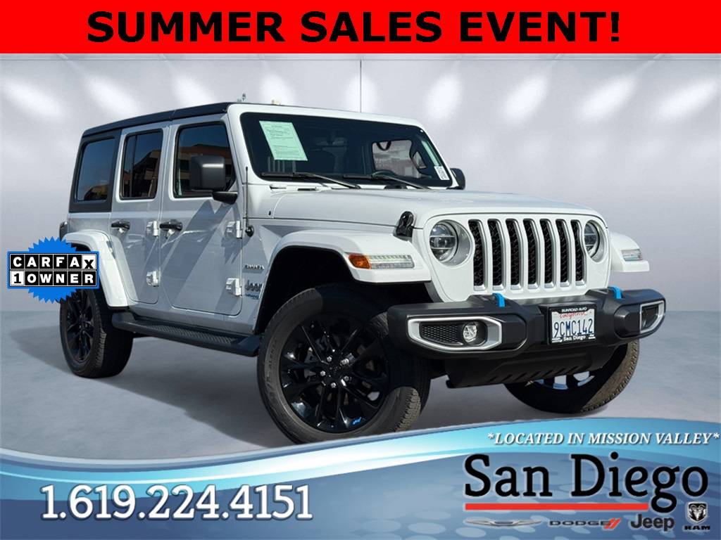 2022 Jeep Wrangler Sahara 4xe — SUV — 18,828 mi — San Diego, CA