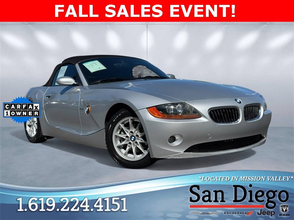 2003 BMW Z4 2.5i — Convertible — 67,834 mi — San Diego, CA