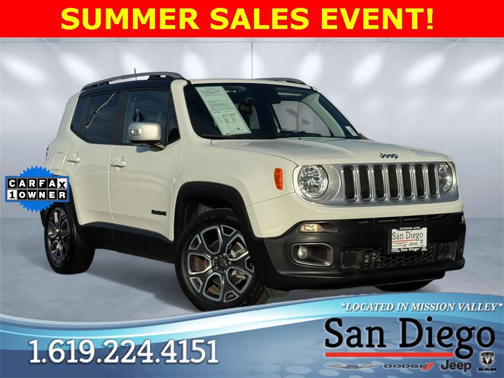 2018 Jeep Renegade Limited — SUV — 70,951 mi — San Diego, CA