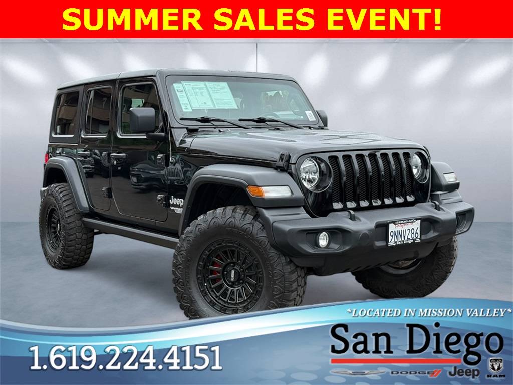 2021 Jeep Wrangler Sport S — SUV — 79,709 mi — San Diego, CA