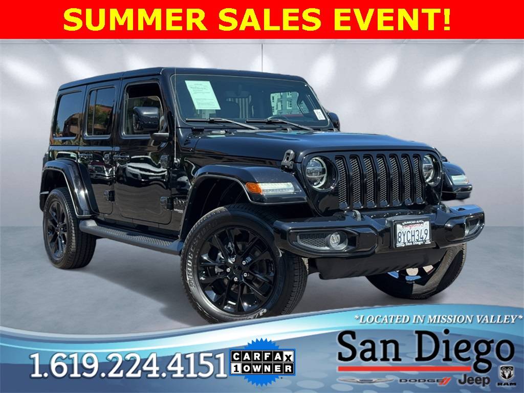 2021 Jeep Wrangler Sahara High Altitude — SUV — 74,650 mi — San Diego, CA