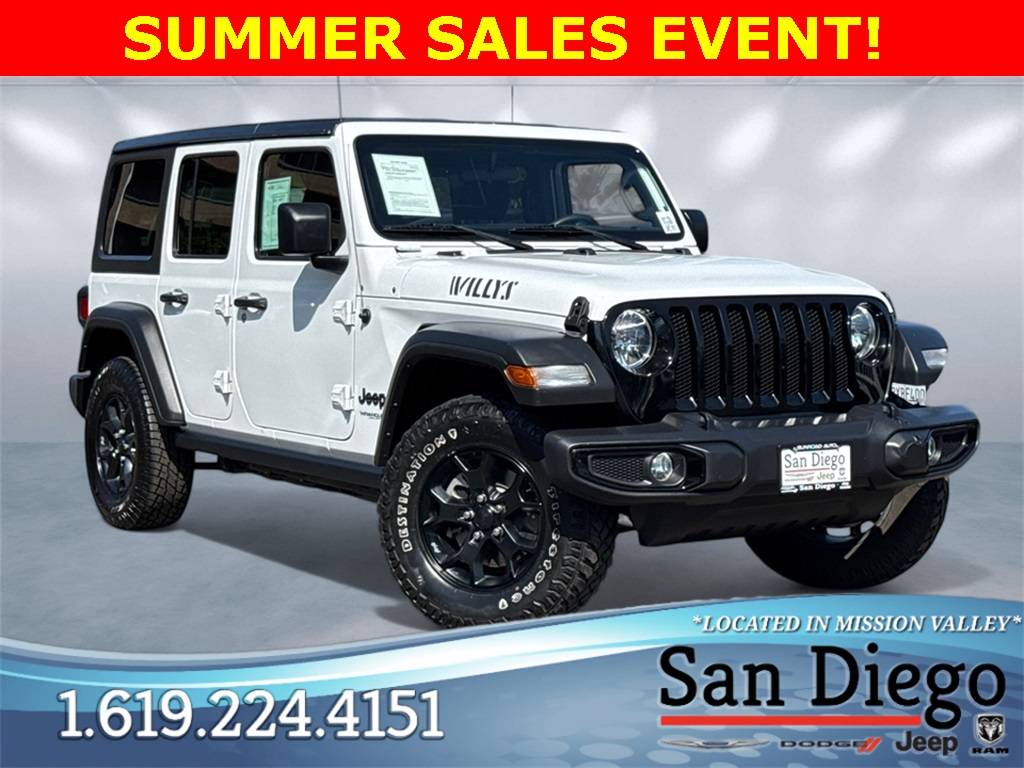2021 Jeep Wrangler Willys Sport — SUV — 88,080 mi — San Diego, CA