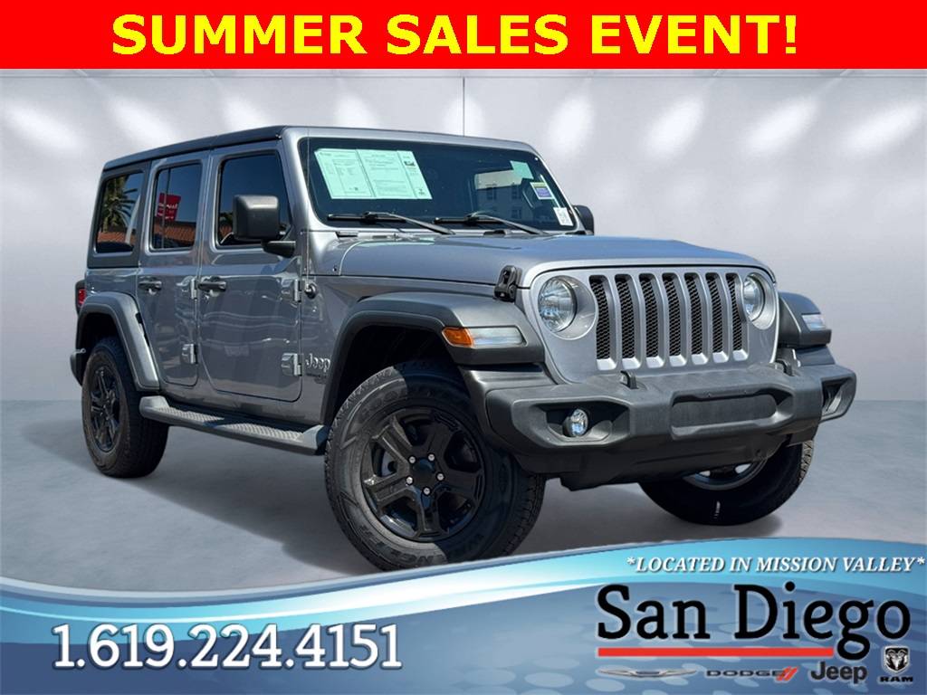 2020 Jeep Wrangler Sport S — SUV — 83,153 mi — San Diego, CA