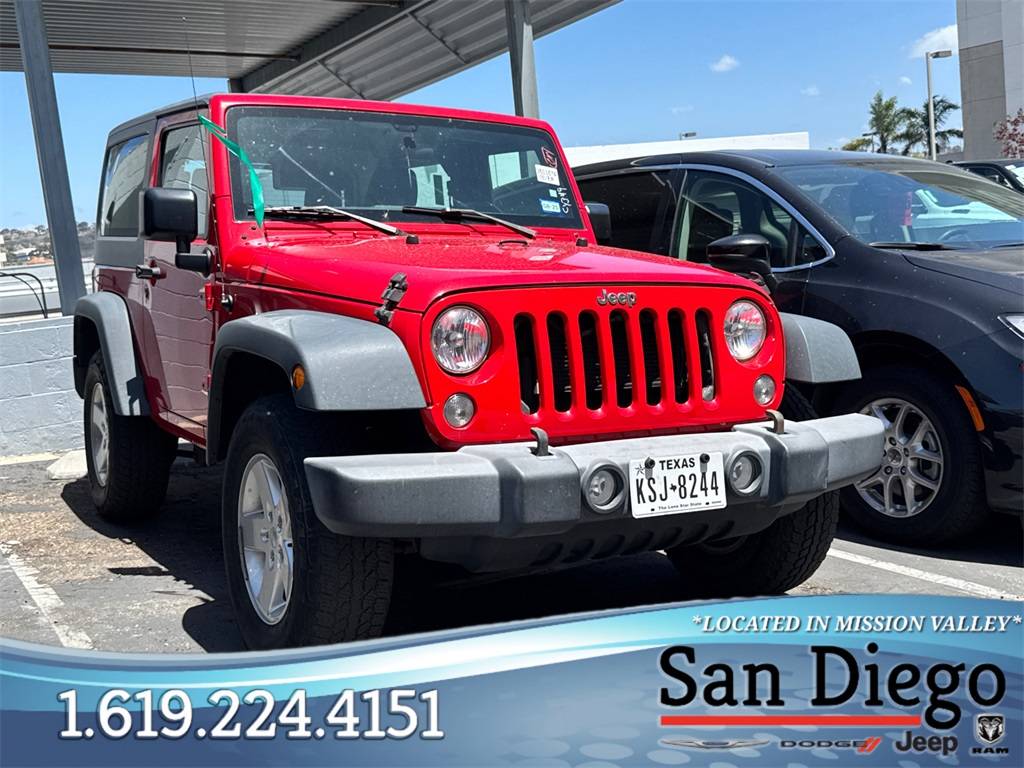 2015 Jeep Wrangler Sport — SUV — 86,647 mi — San Diego, CA