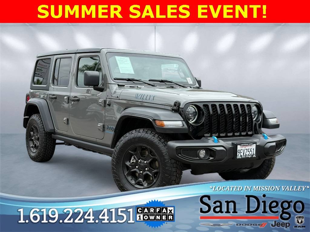 2023 Jeep Wrangler 4xe — SUV — 53,022 mi — San Diego, CA