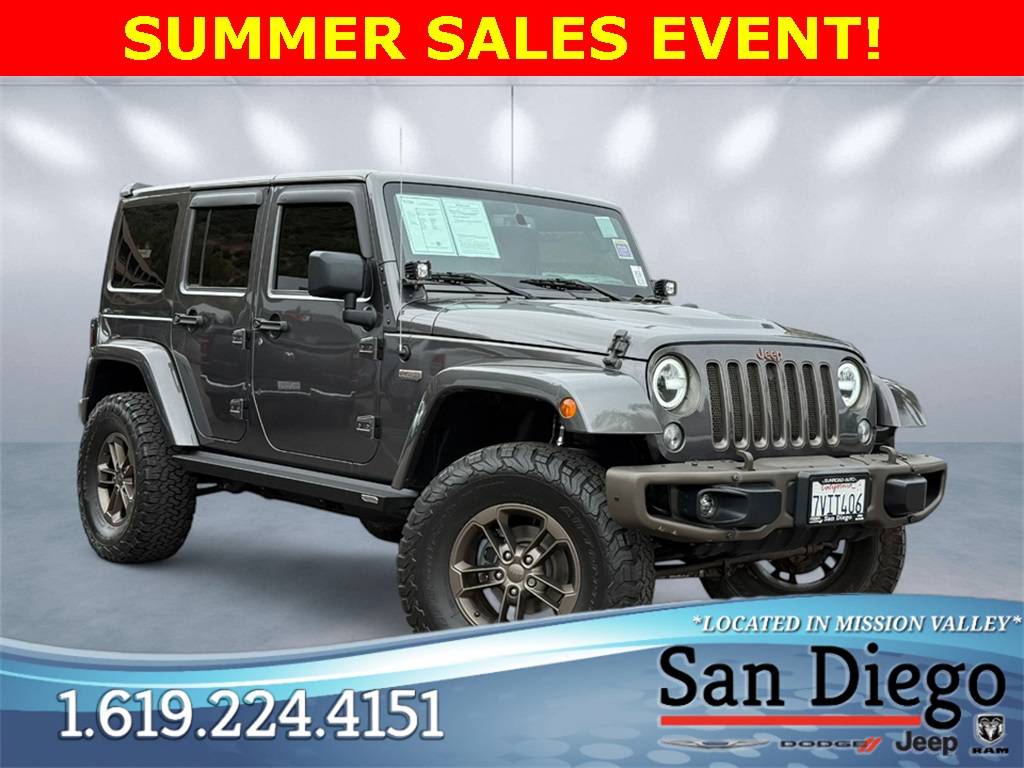 2016 Jeep Wrangler 75th Anniversary — SUV — 111,638 mi — San Diego, CA