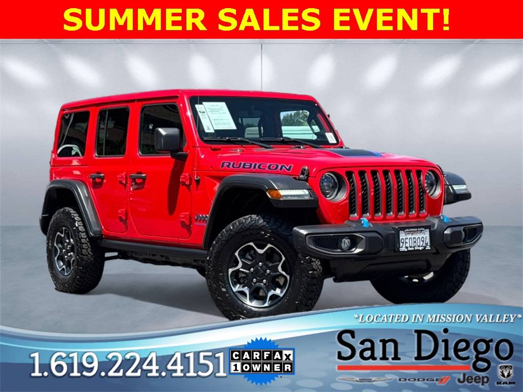2023 Jeep Wrangler Rubicon 4xe — SUV — 54,110 mi — San Diego, CA