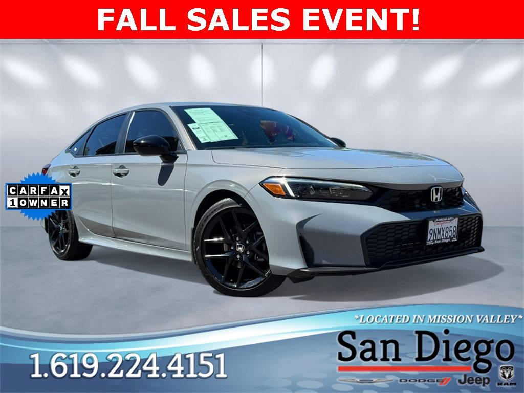 2025 Honda Civic Sport — Sedan — 12,203 mi — San Diego, CA