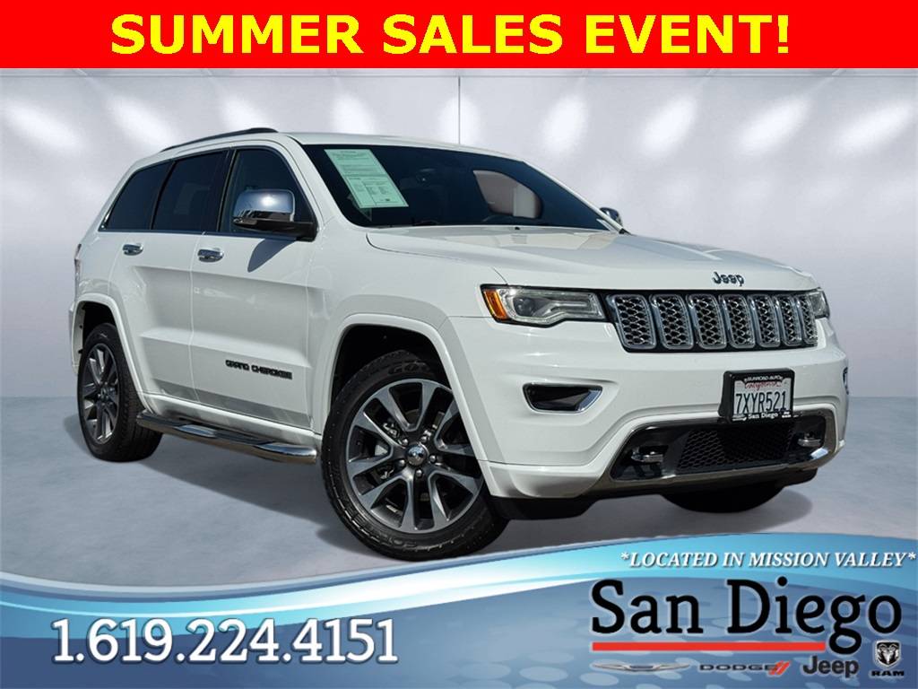2017 Jeep Grand Cherokee Overland — SUV — 67,273 mi — San Diego, CA