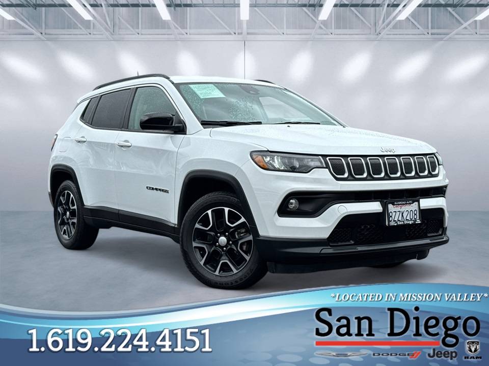 2022 Jeep Compass Latitude — SUV — 27,926 mi — San Diego, CA