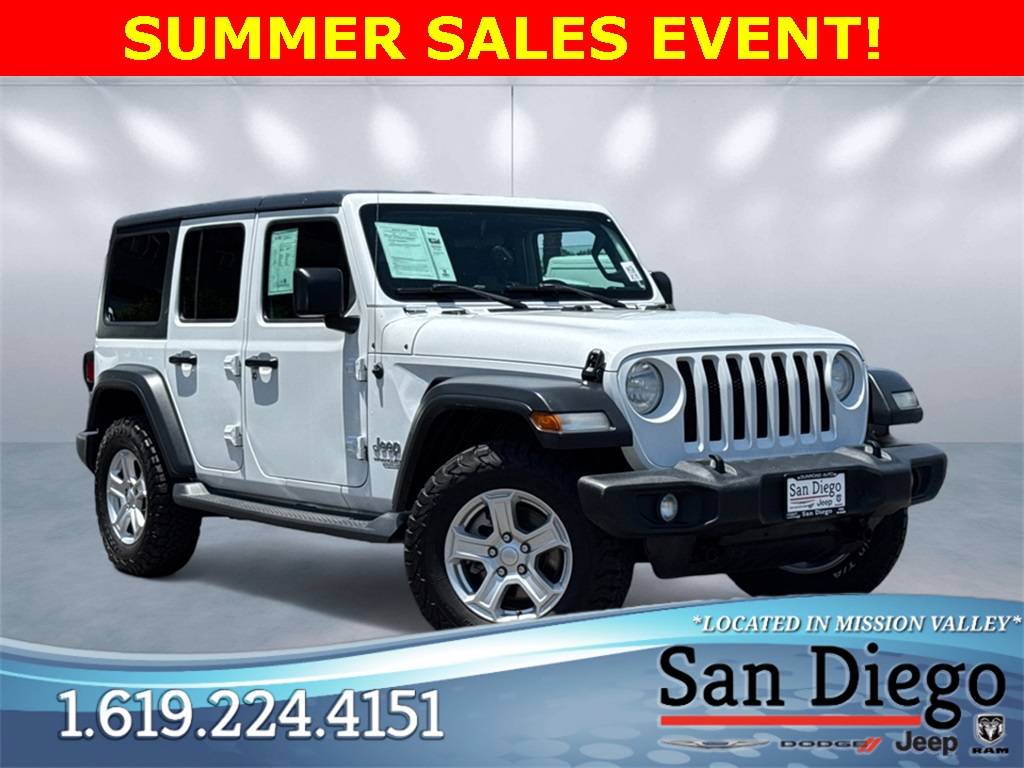 2018 Jeep Wrangler Sport S — SUV — 87,283 mi — San Diego, CA