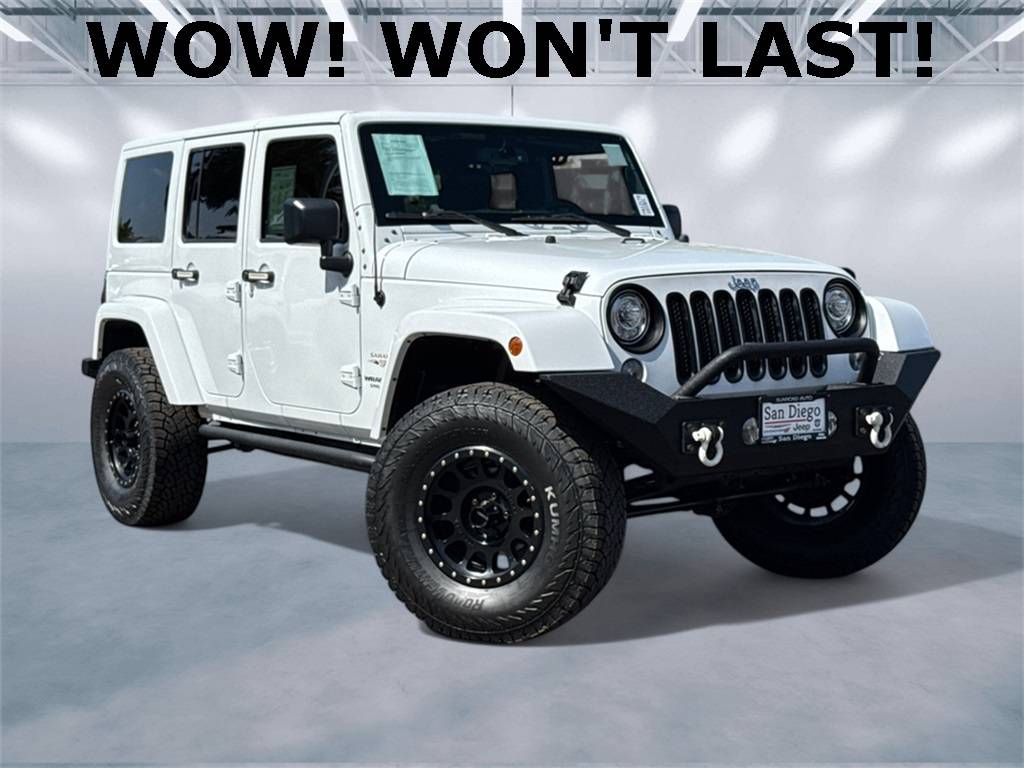 2017 Jeep Wrangler Sahara — SUV — 56,618 mi — San Diego, CA