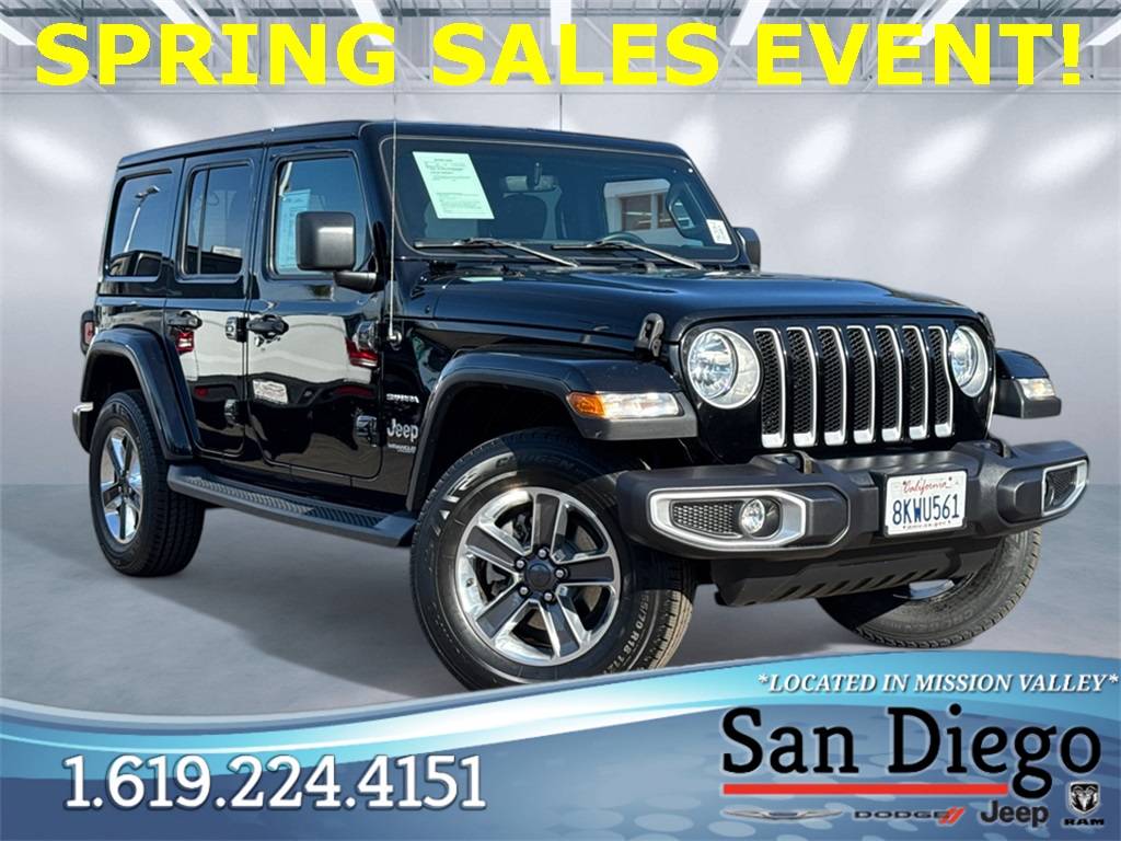 2018 Jeep Wrangler Sahara — SUV — 72,173 mi — San Diego, CA