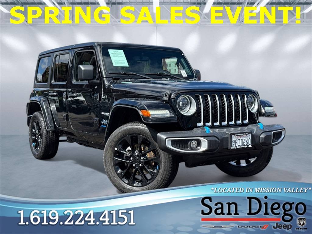 2023 Jeep Wrangler Sahara 4xe — SUV — 53,749 mi — San Diego, CA