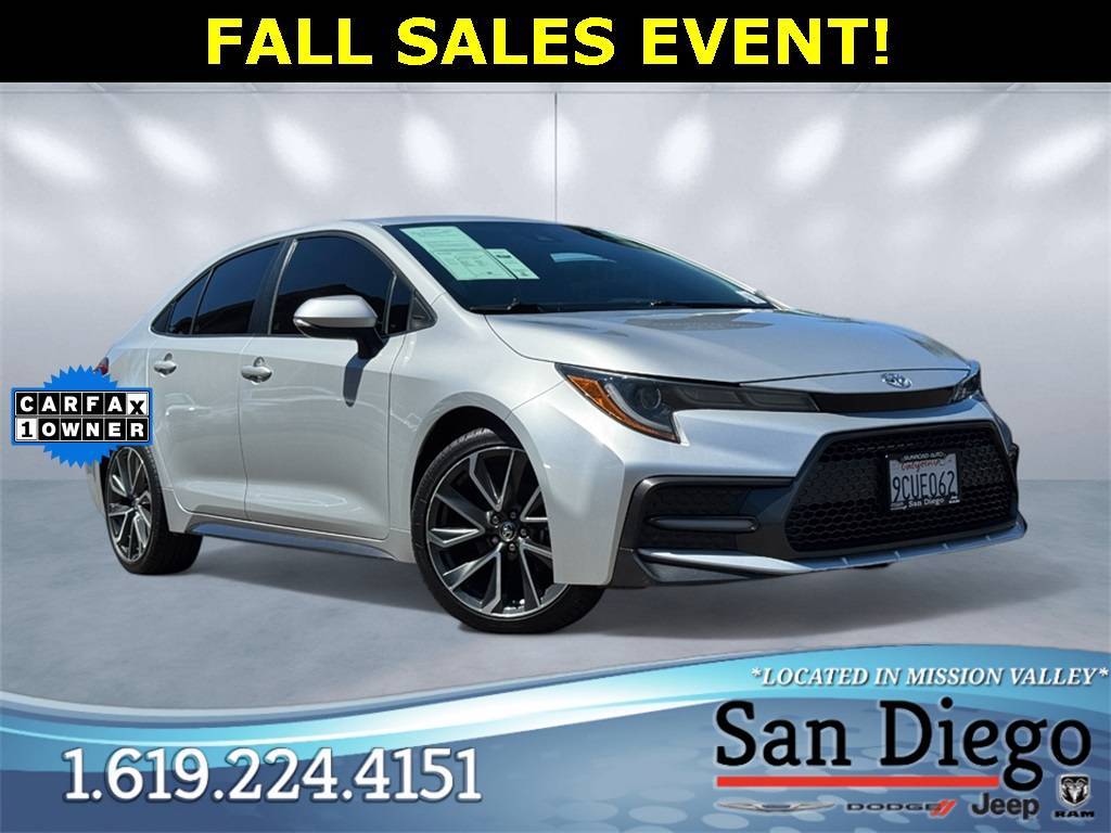 2022 Toyota Corolla XSE — Sedan — 100,252 mi — San Diego, CA