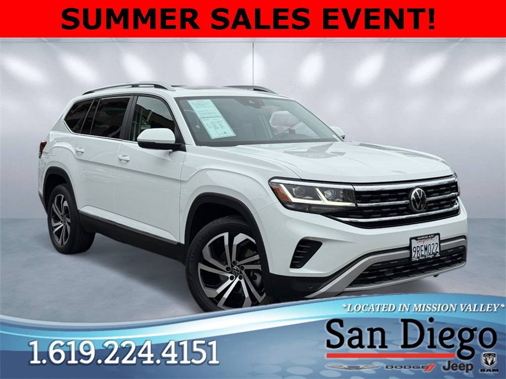 2022 Volkswagen Atlas SEL — SUV — 42,263 mi — San Diego, CA
