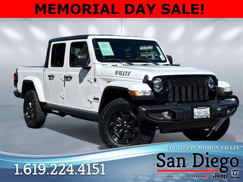 2022 Jeep Gladiator Willys — Pickup Truck — 30,222 mi — San Diego, CA