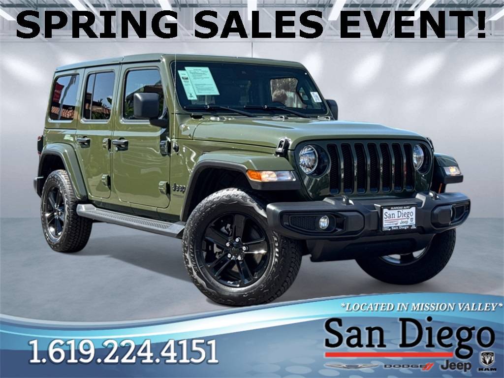 2021 Jeep Wrangler Sahara Altitude — SUV — 26,305 mi — San Diego, CA