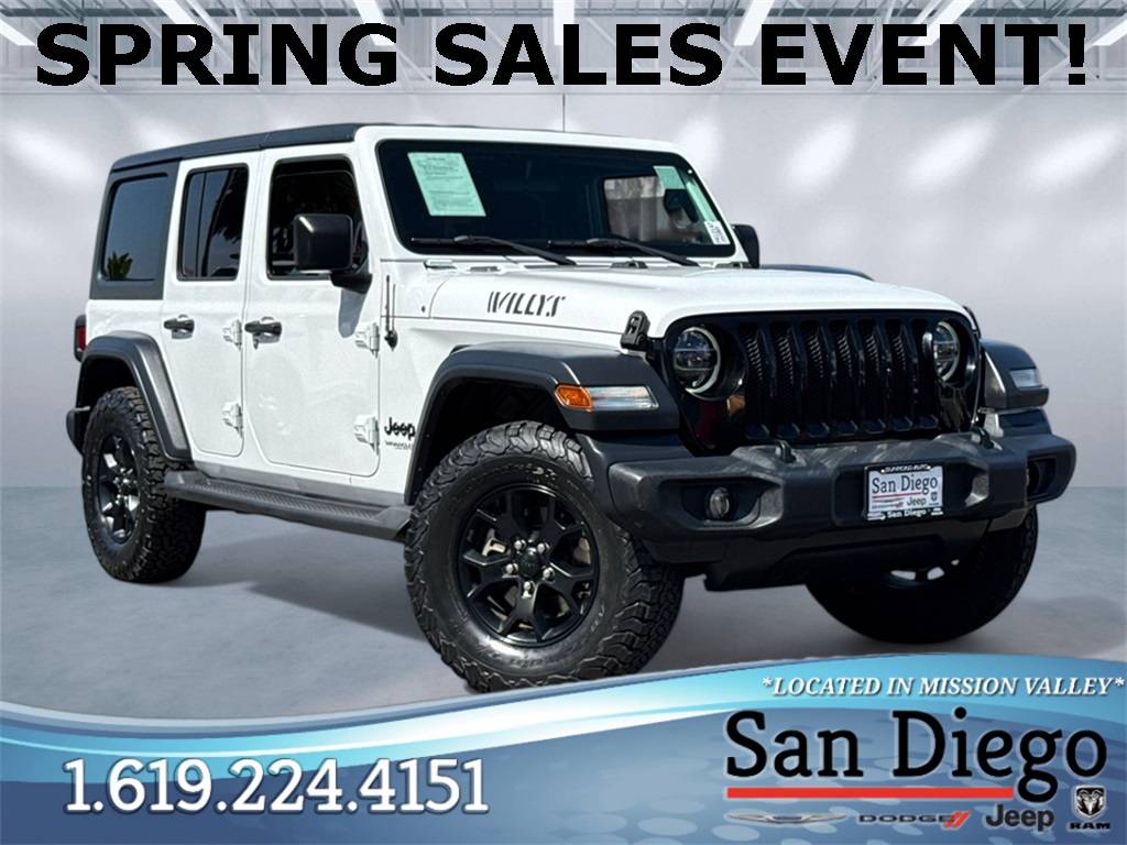 2020 Jeep Wrangler Willys — SUV — 51,994 mi — San Diego, CA