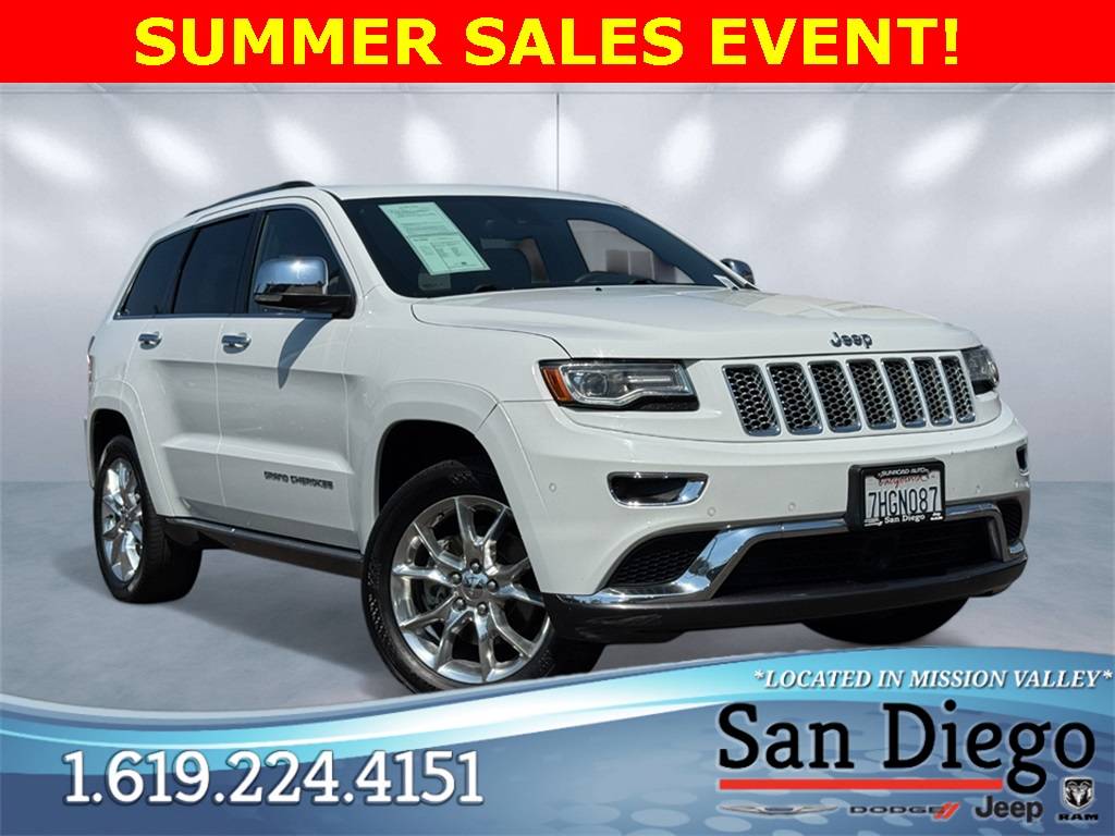 2014 Jeep Grand Cherokee Summit — SUV — 88,230 mi — San Diego, CA