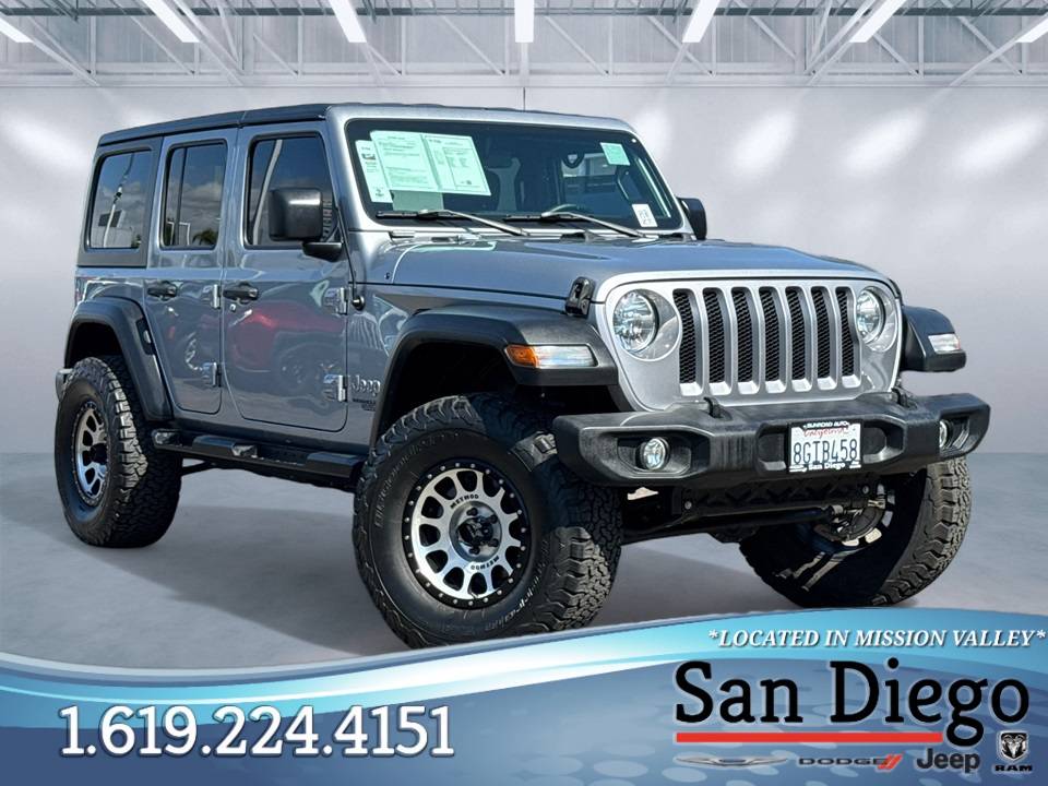 2018 Jeep Wrangler Sport S — SUV — 90,836 mi — San Diego, CA