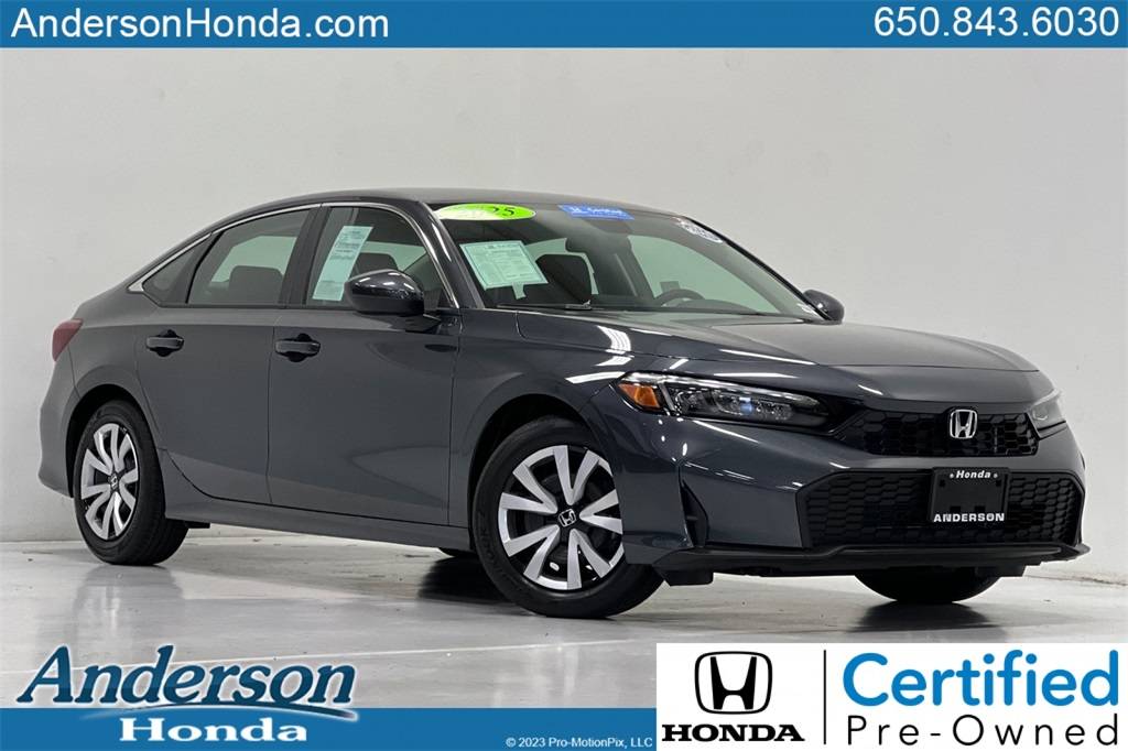 2025 Honda Civic LX — Sedan — 734 mi — Palo Alto, CA