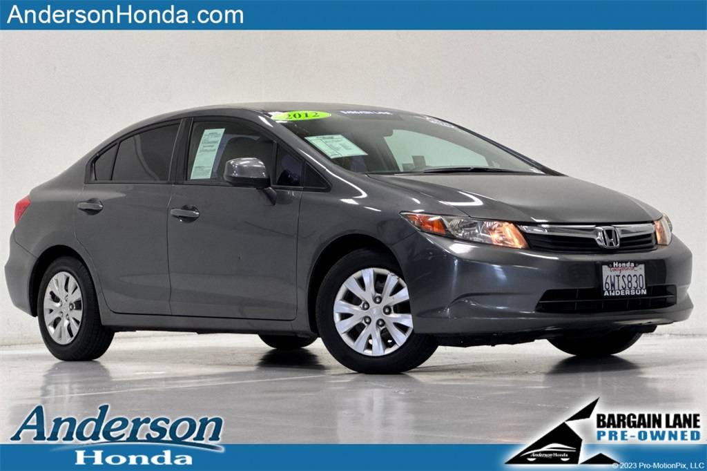 2012 Honda Civic LX — Sedan — 84,540 mi — Palo Alto, CA