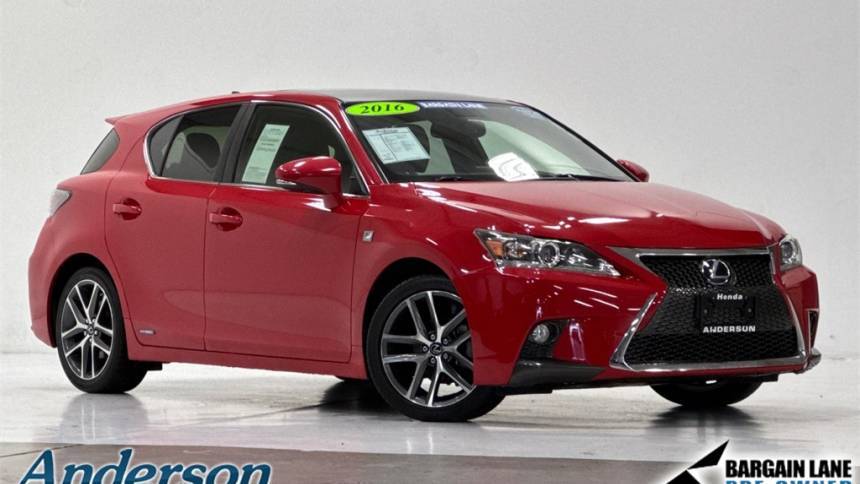 2016 Lexus CT CT 200h — Hatchback — 38,963 mi — Palo Alto, CA