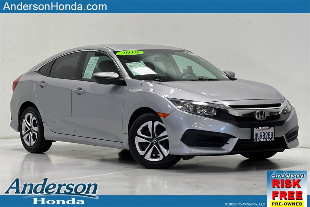 2018 Honda Civic LX — Sedan — 44,852 mi — Palo Alto, CA