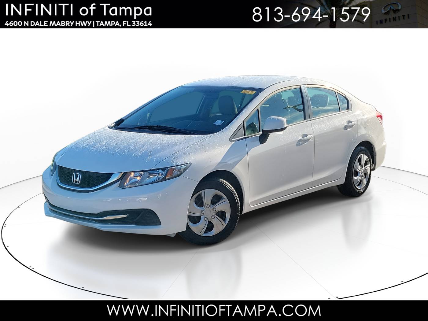 2013 Honda Civic LX — Sedan — 83,953 mi — Tampa, FL