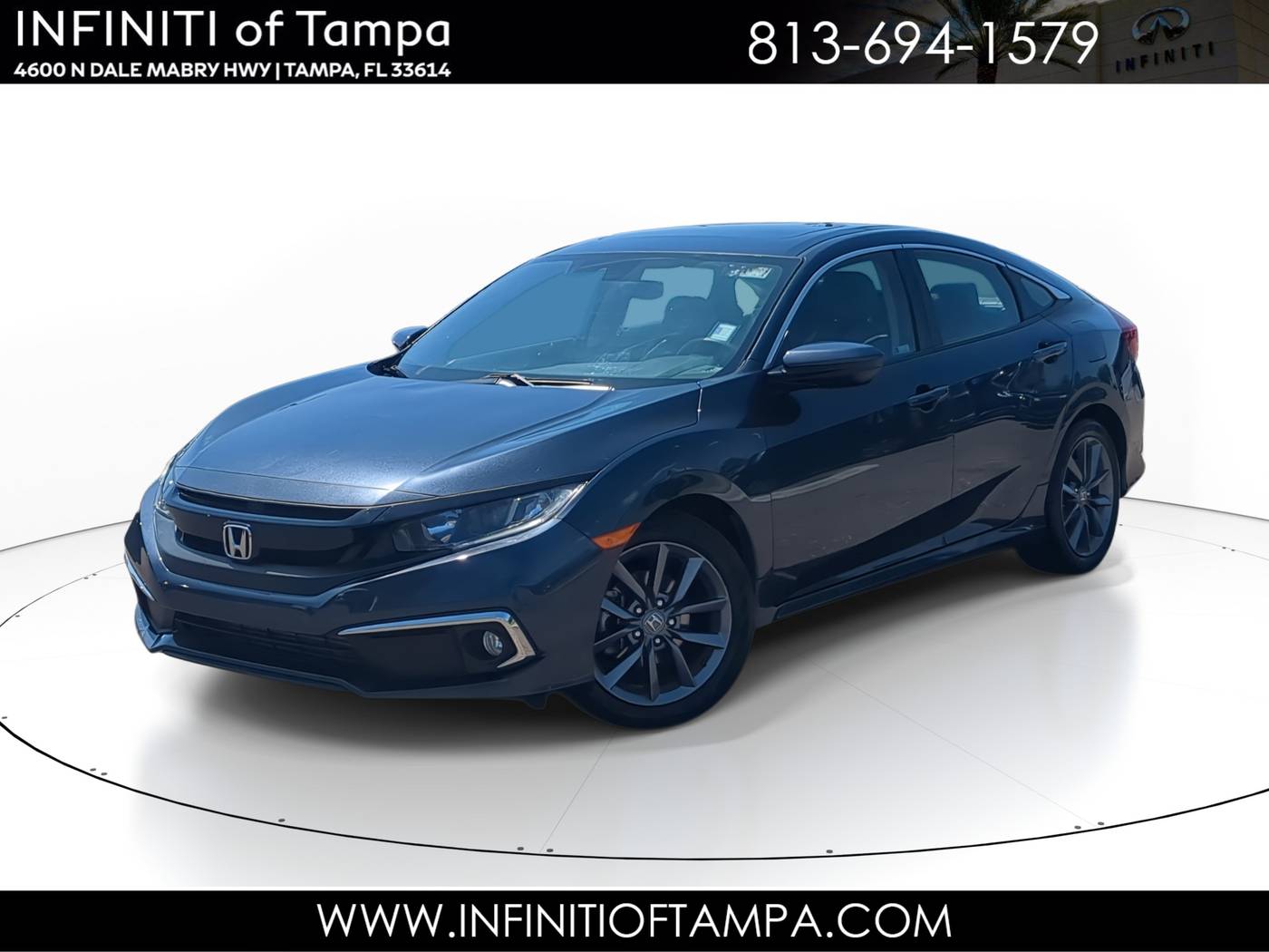 2019 Honda Civic EX-L — Sedan — 66,903 mi — Tampa, FL