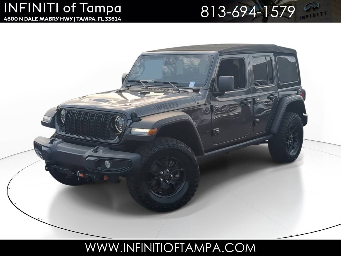 2024 Jeep Wrangler Willys — SUV — 5,446 mi — Tampa, FL