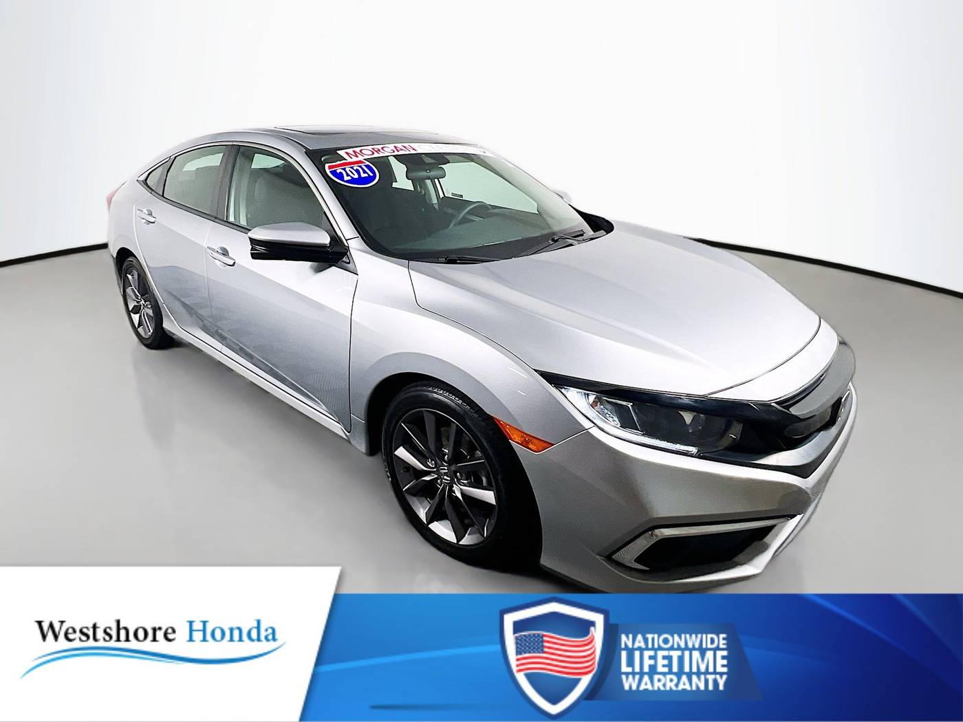 2021 Honda Civic EX — Sedan — 58,953 mi — Tampa, FL