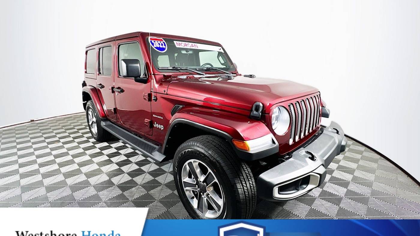 2022 Jeep Wrangler Sahara — SUV — 72,085 mi — Tampa, FL