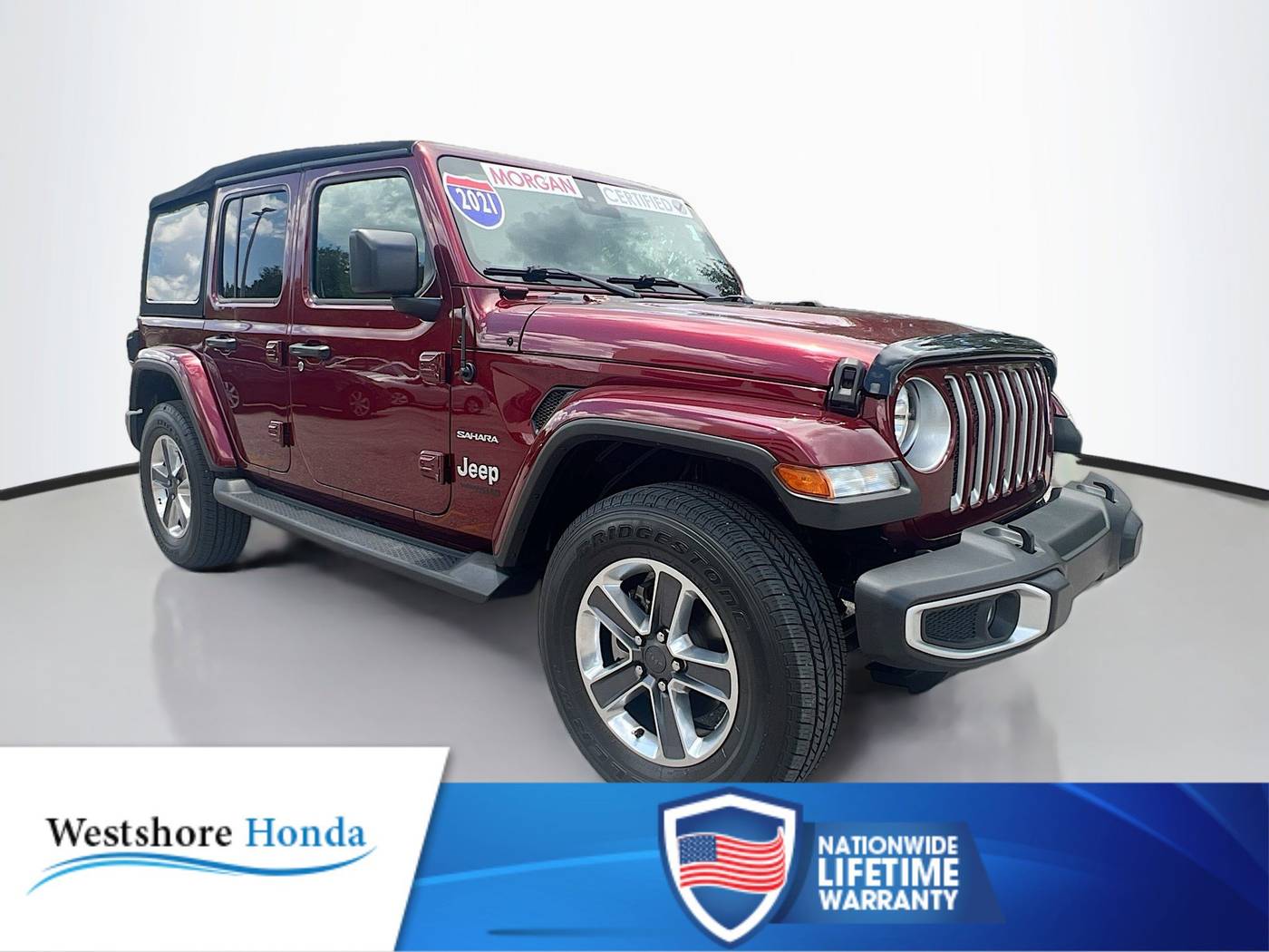 2021 Jeep Wrangler Sahara — SUV — 19,498 mi — Tampa, FL
