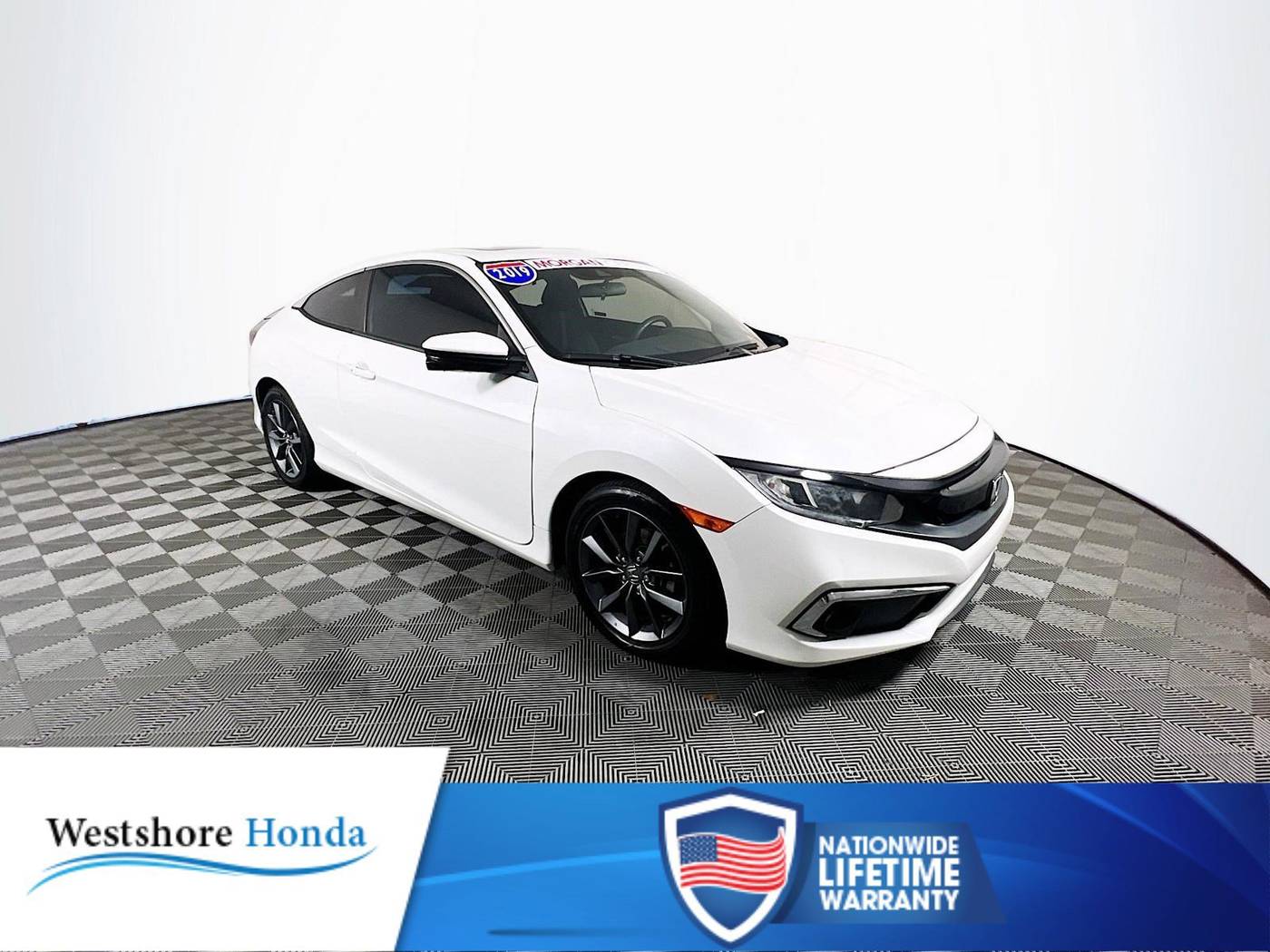 2019 Honda Civic EX — Coupe — 55,512 mi — Tampa, FL