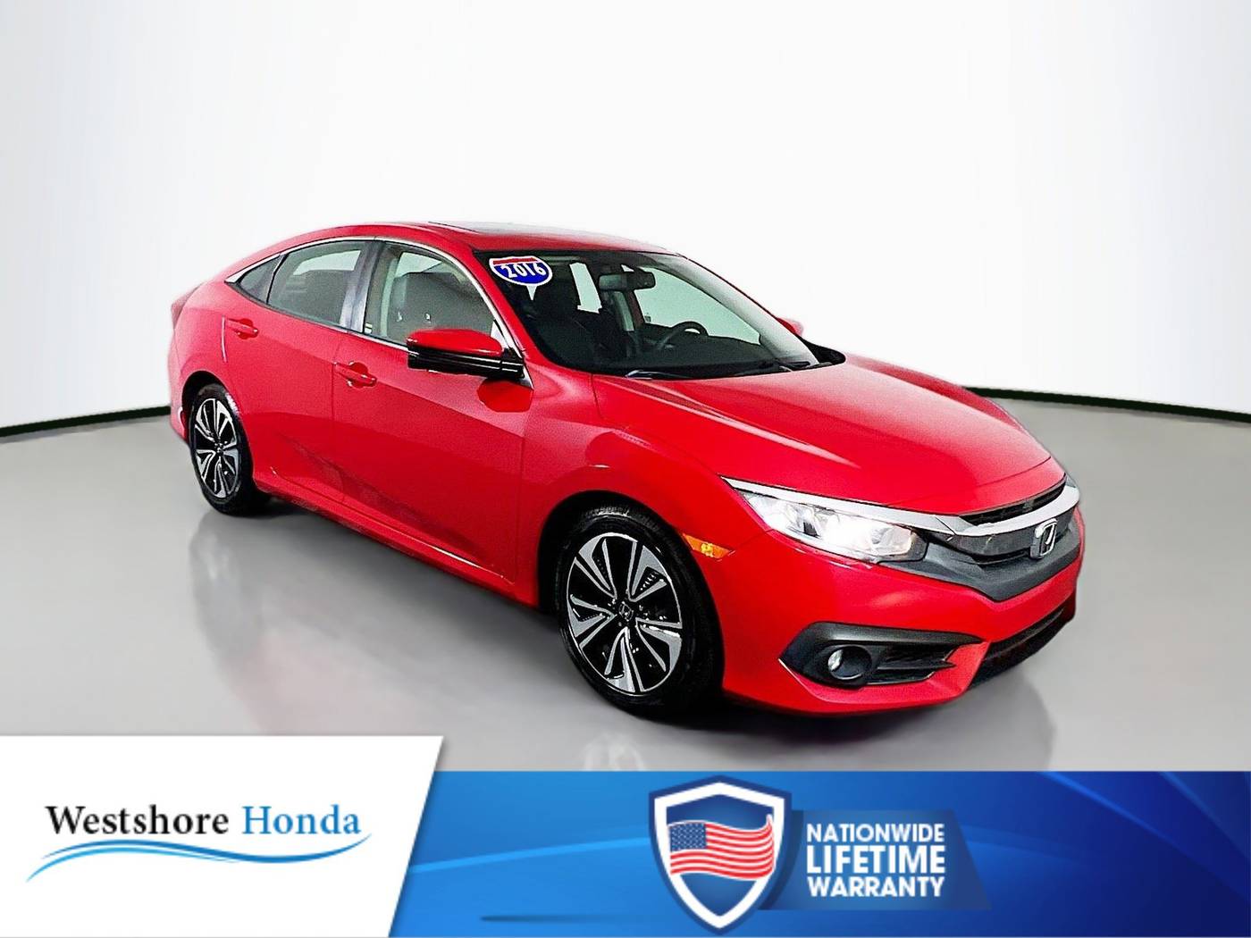 2016 Honda Civic EX-L — Sedan — 100,985 mi — Tampa, FL