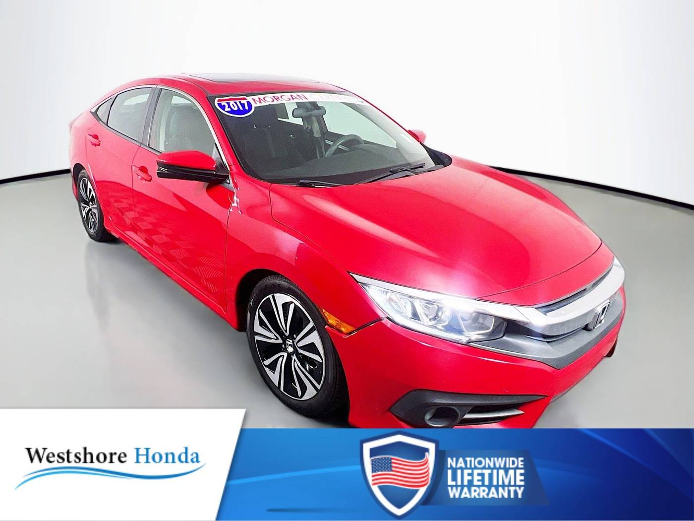 2017 Honda Civic EX-T — Sedan — 111,190 mi — Tampa, FL