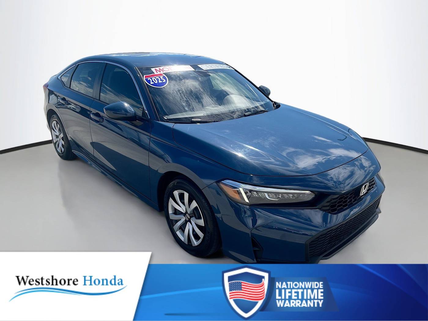 2025 Honda Civic LX — Sedan — 13,979 mi — Tampa, FL
