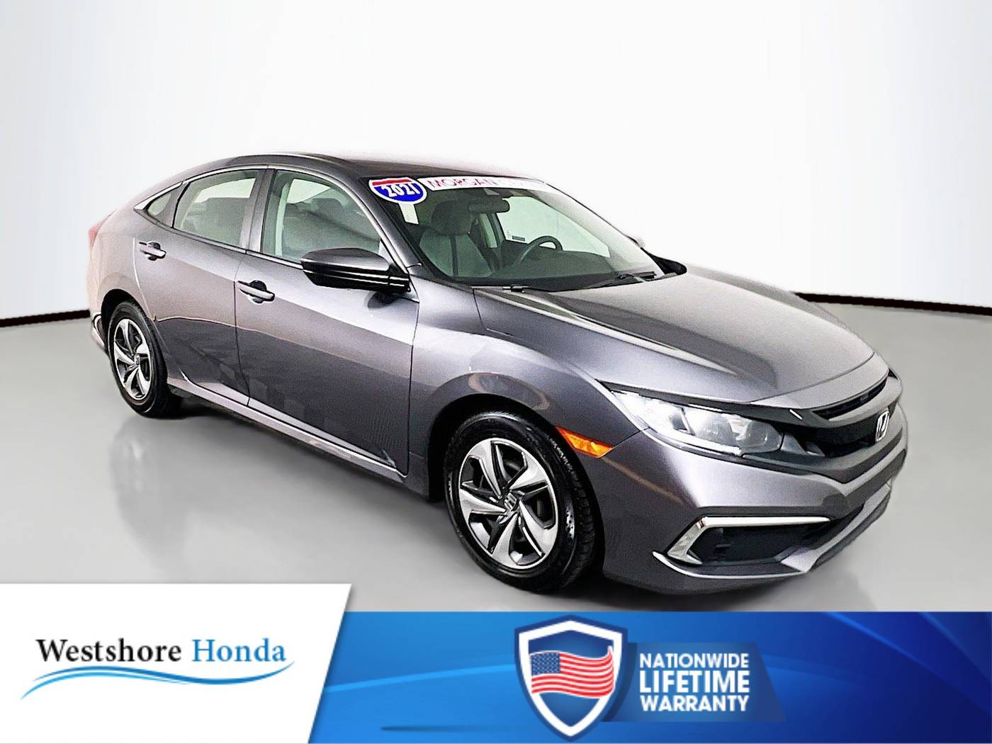 2021 Honda Civic LX — Sedan — 33,910 mi — Tampa, FL