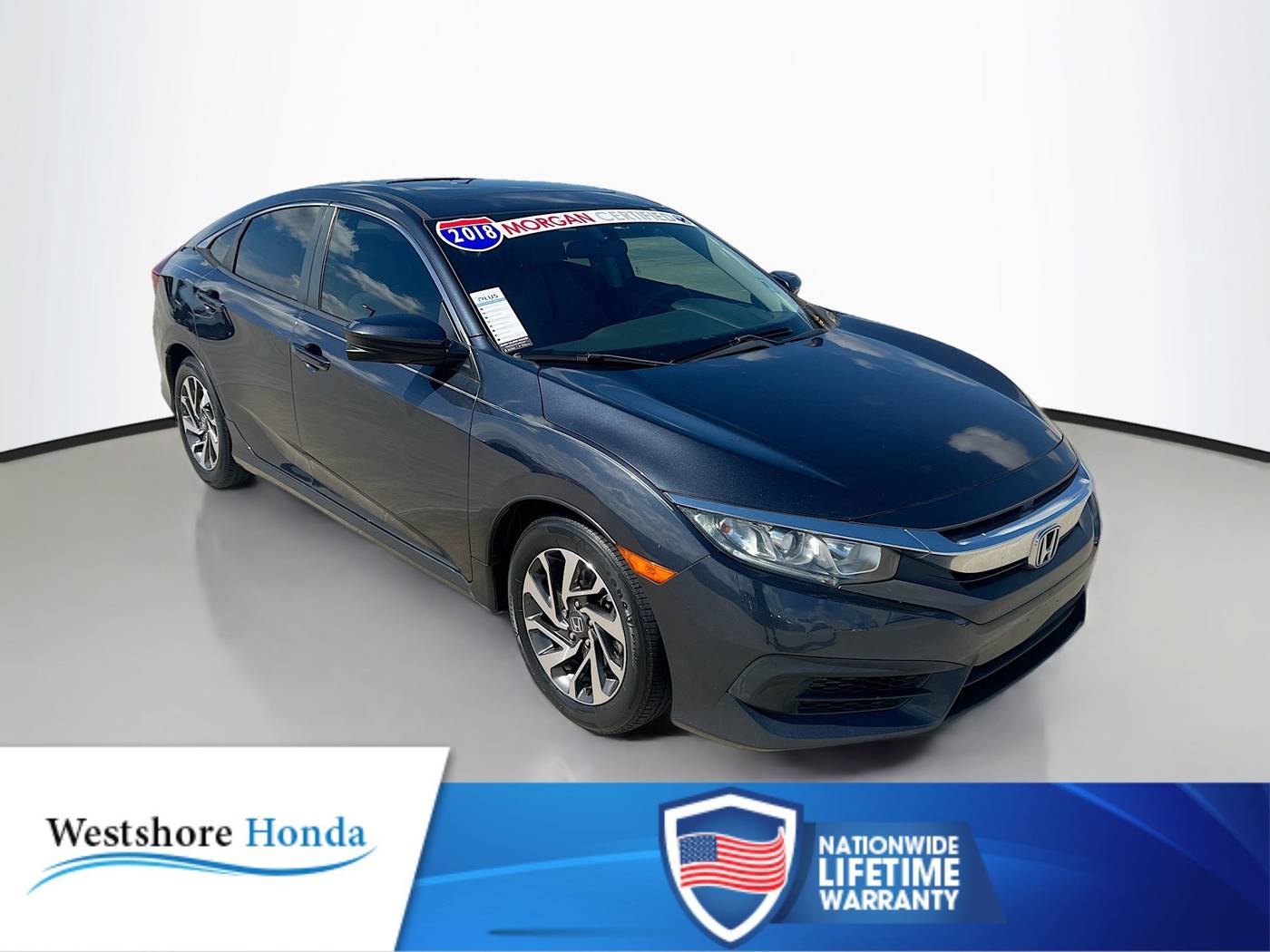 2018 Honda Civic EX — Sedan — 52,782 mi — Tampa, FL