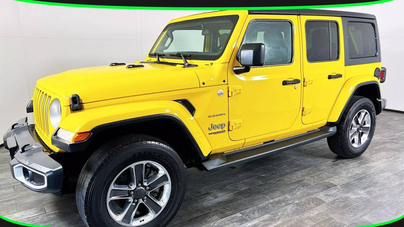Used Yellow Jeep Wrangler for Sale Near Me TrueCar