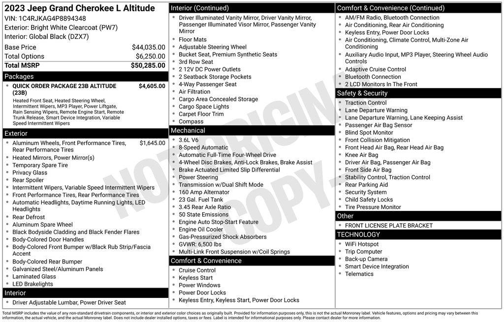 2023 Jeep Grand Cherokee Altitude — SUV — 61,825 mi — Cheyenne, WY