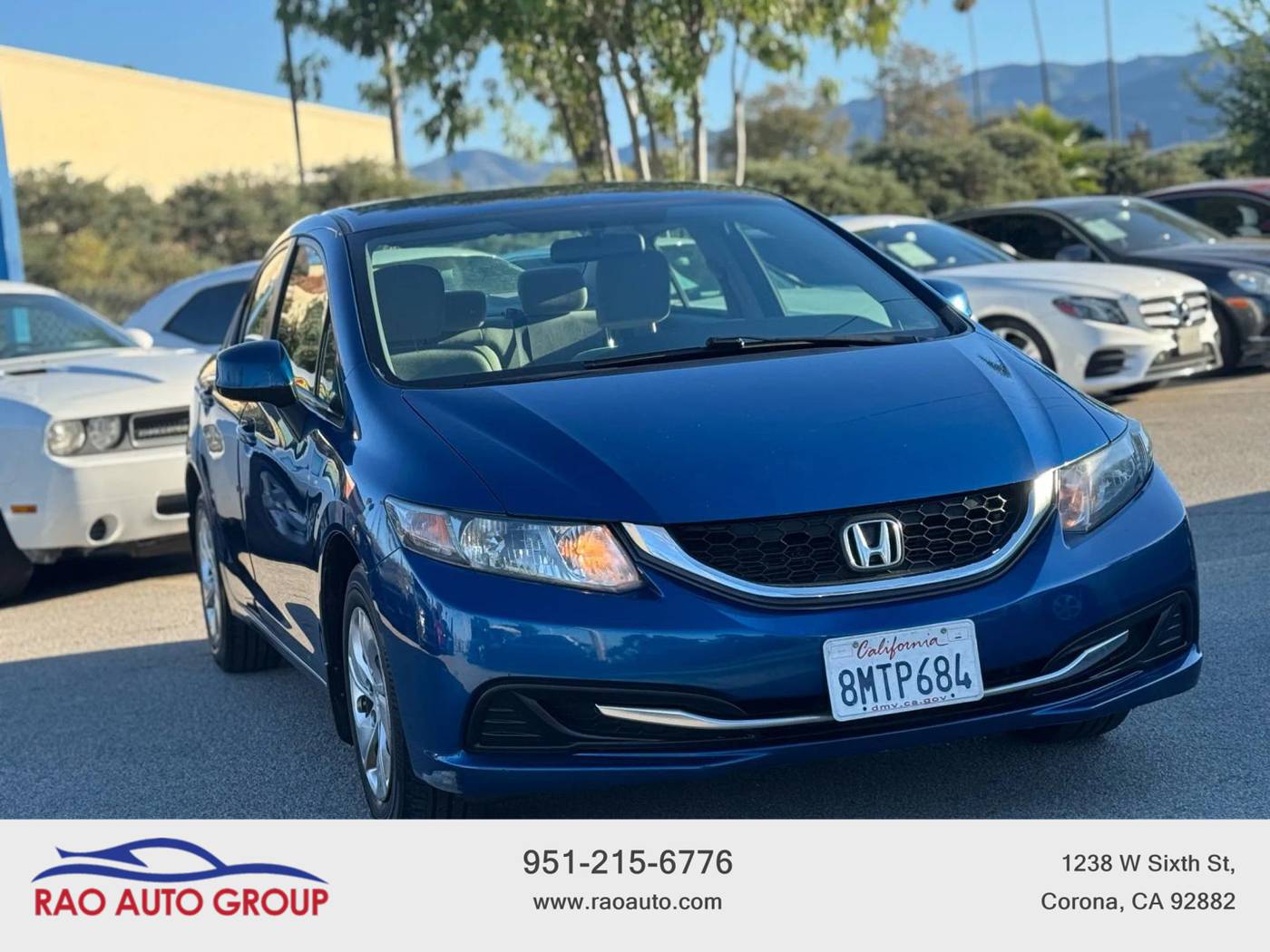 2013 Honda Civic LX — Sedan — 96,668 mi — Corona, CA