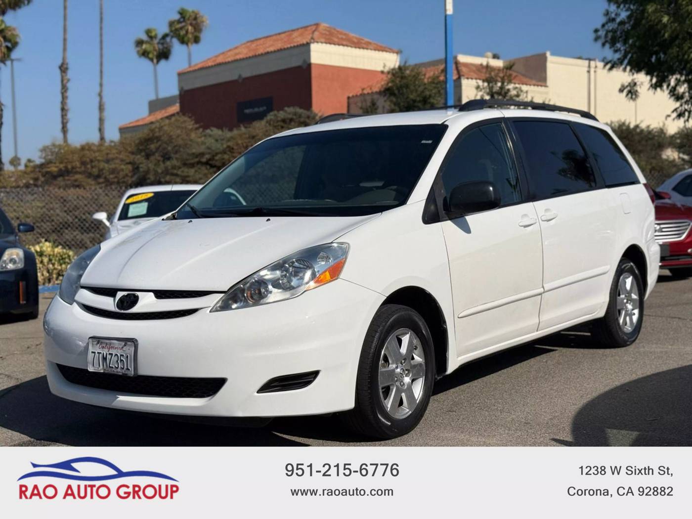 2008 Toyota Sienna LE — Minivan — 134,170 mi — Corona, CA
