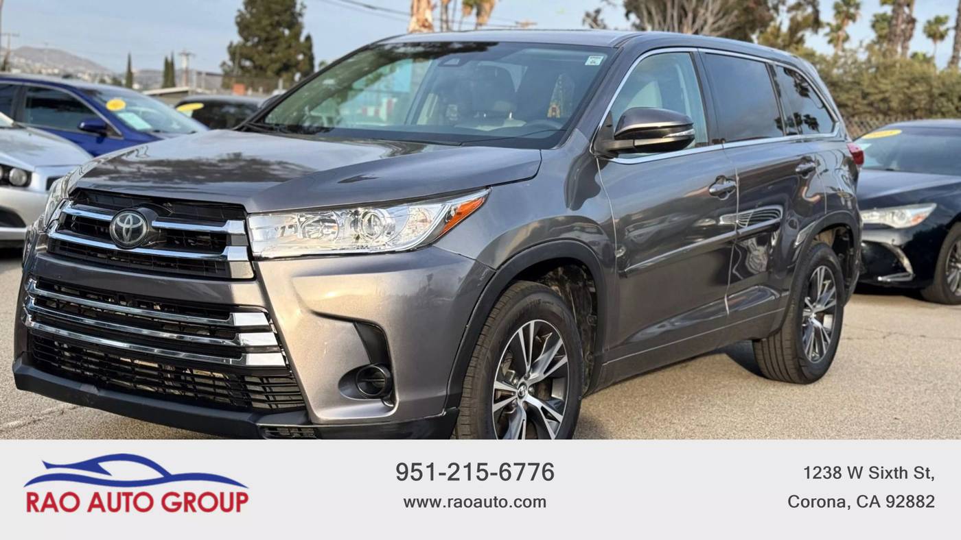 2018 Toyota Highlander LE — SUV — 103,047 mi — Corona, CA